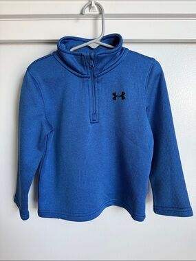 Under Armour Kids Blue Half-Zip Pullover Sweatshirt